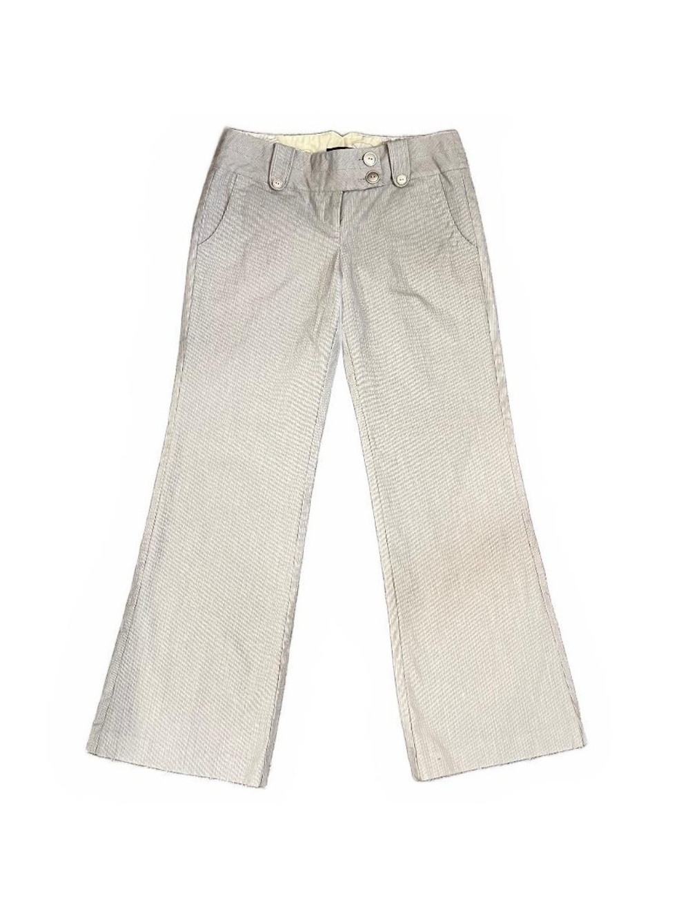 Y2K Blue Pinstripe Low Rise Trouser Pants 2000’s Corporate